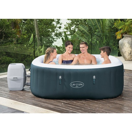 Inflatable Spa Bestway Lay-Z-Spa Ibiza For 4-6 people Square 180x180x66 cm