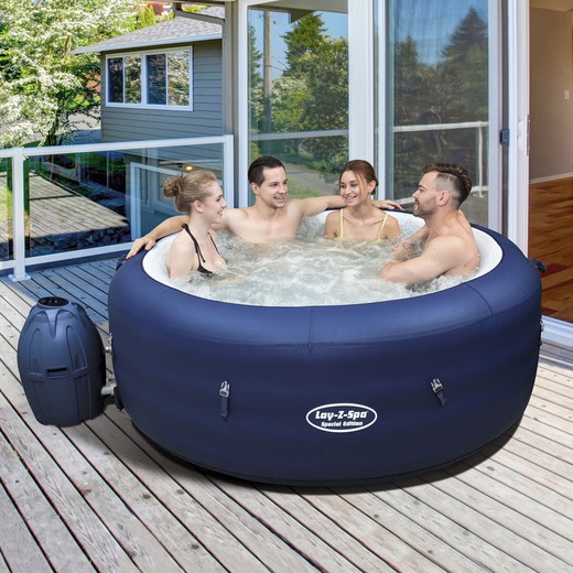 Bestway Lay- Z-Spa Saint Tropez Inflatable Spa For 4-6 people Round ...