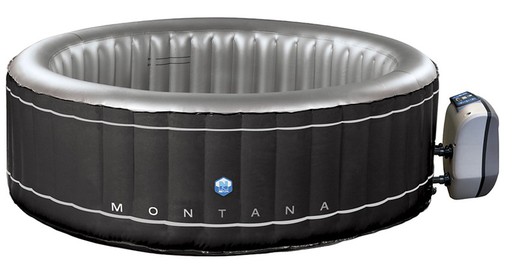 Spa Gonfiabile 4 Posti Colore Nero Montana