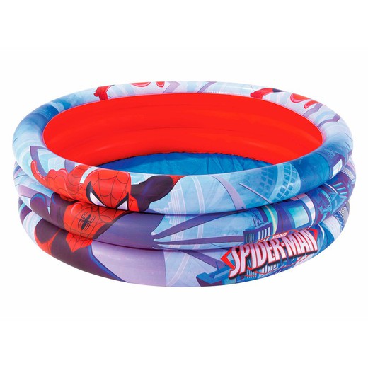 Piscine Gonflable pour Enfants Bestway Spider Man Ø122x30 cm Plus de 2 Ans