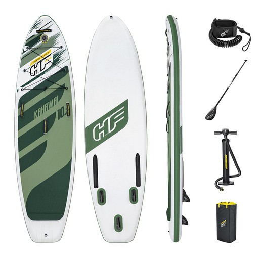 Bestway Hydro-Force Kahawai Opblaasbaar Paddle Surfboard 310x86x15 cm Met Peddel, Pomp en Tas