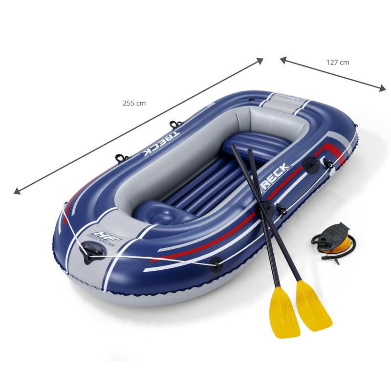 Gommone Bestway Hydro-Force Trek X2 255x127 cm 2 Persone con Remi e Pompa —  PoolFunStore