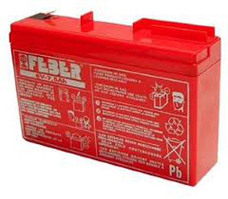Batteria 6 volt 7,5 AH per veicoli Feber — PoolFunStore