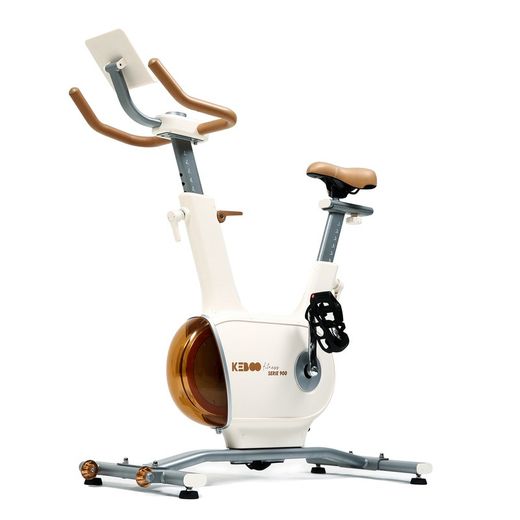 Keboo Fitness Series 900 Weißer motorisierter Heimtrainer mit Magnetbremse