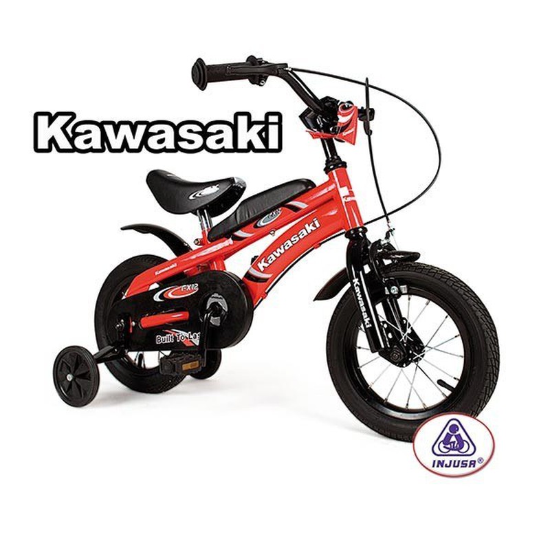 Bicicleta Kawasaki FX 12'' con frenos — PoolFunStore