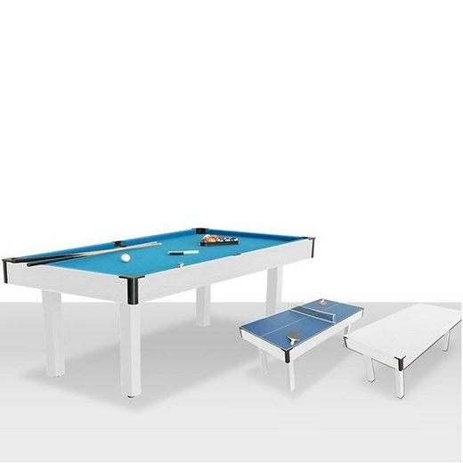 Bilard MASGAMES 3 w 1 Biały