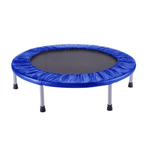 Trampolim Trampolim Brinquedos ao ar livre Fitness Diâmetro azul 102 cm