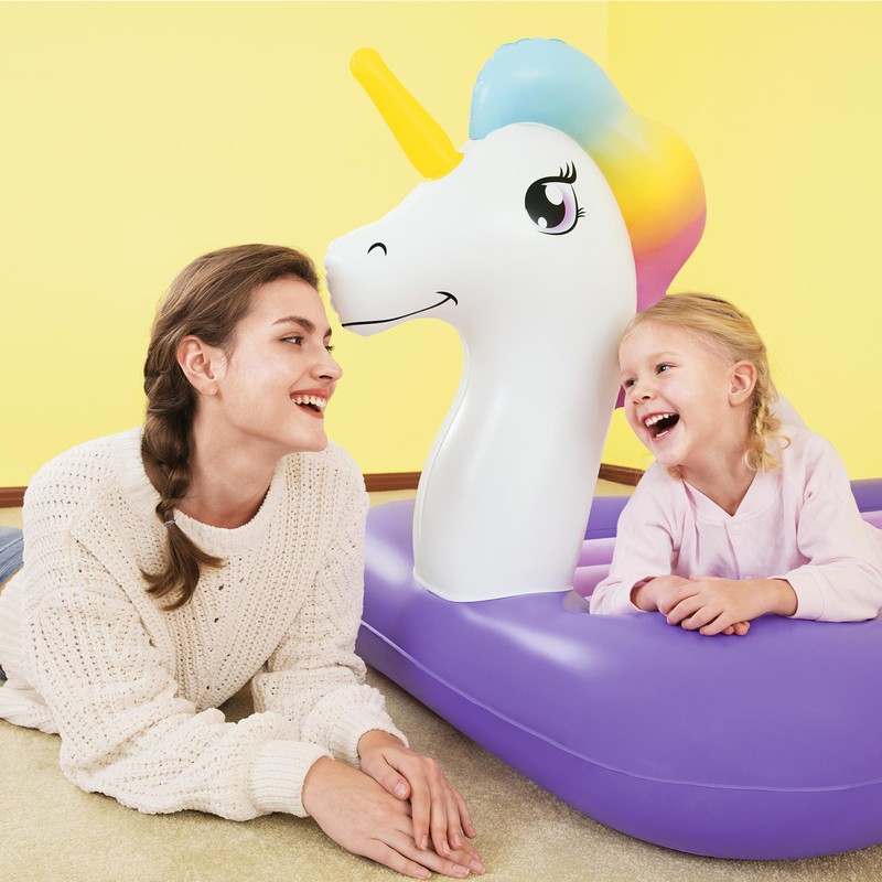 Lettino gonfiabile per bambini Bestway Unicorn 196x104x84 cm — PoolFunStore