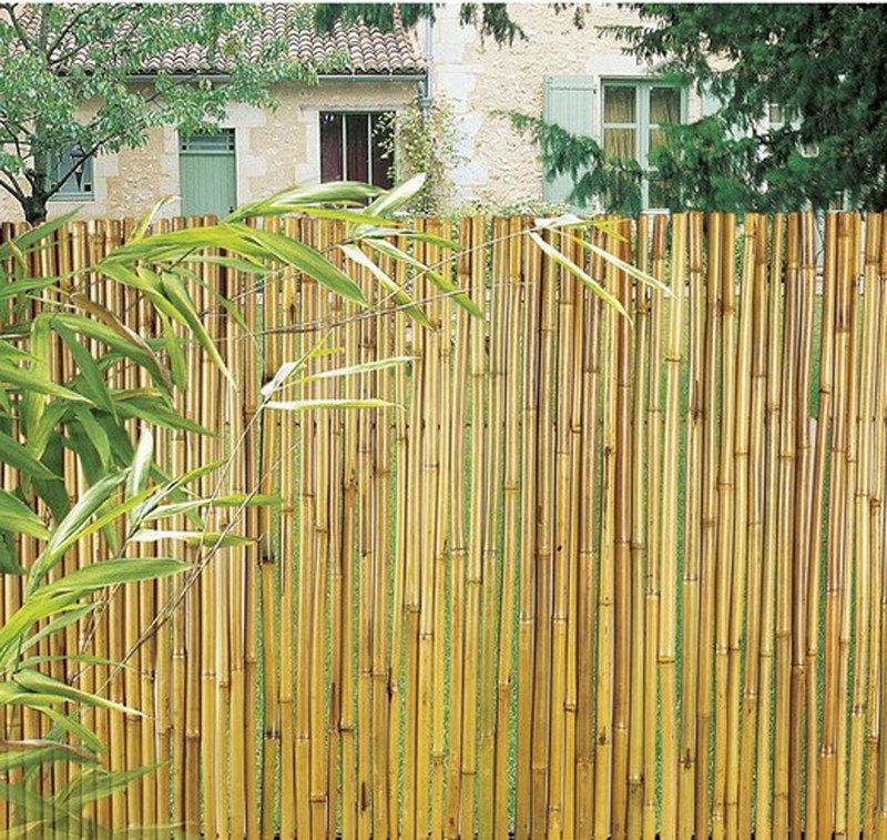 Clôture en bambou Naturel Verni Bambooflex Nortene