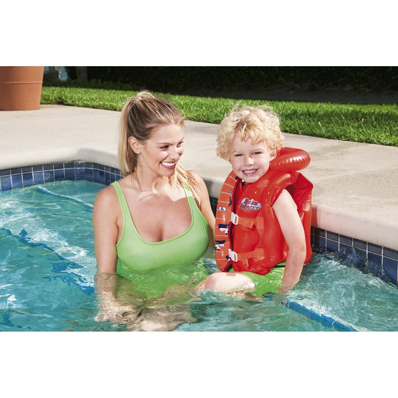 Gilet Gonflable pour Enfants Avec Brassards Bestway Swim Safe Step B 3-6  ans — PoolFunStore