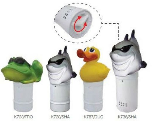 Liten cool djur groda klor dispenser.