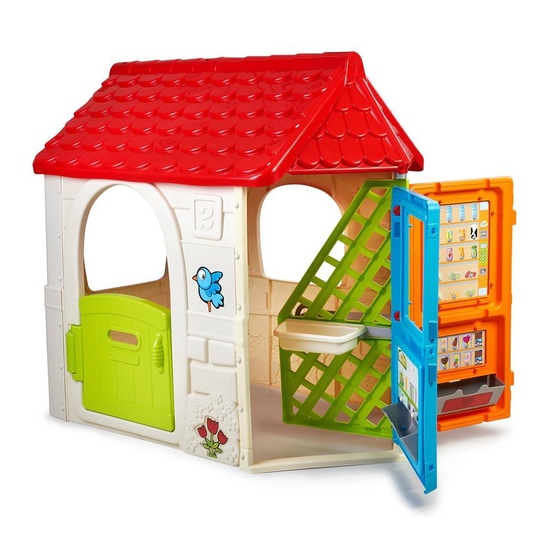 Cocina Infantil de Madera Little Kitchen Outdoor Toys 65x30x93 cm Blanca  con Accesorios Luces y Sonidos — PoolFunStore