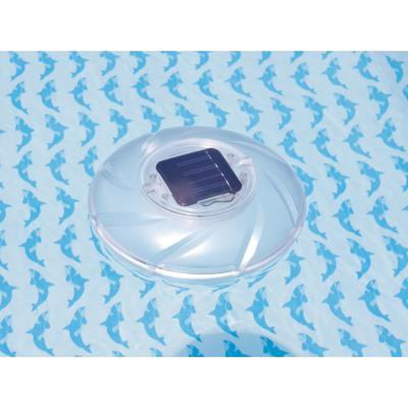 Kokido K759CBX diámetro 18 cm Luz solar flotante LED para piscina 