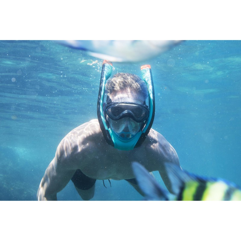 Nieuwe betekenis Pech Regelmatigheid Snorkelmasker met dubbele buis maat L / XL — PoolFunStore