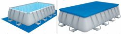 Piscina Desmontable Tubular Rectangular Bestway Power Steel con Depuradora 732x366x132 cm.