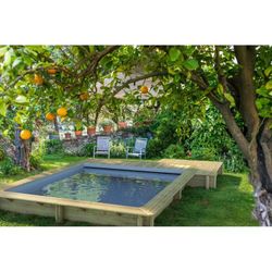 Piscina in legno 4,20 x 3,50 m.