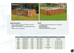K2O Prostokątny basen z drewna z filtrem 655 x 390 x 124 cm