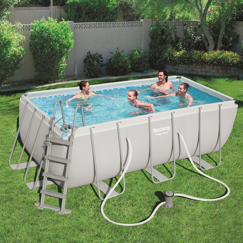 Swimming Pools Above Ground Pools Pool Bestway Pool Above Ground 412x201x122cm With Pump Filter
