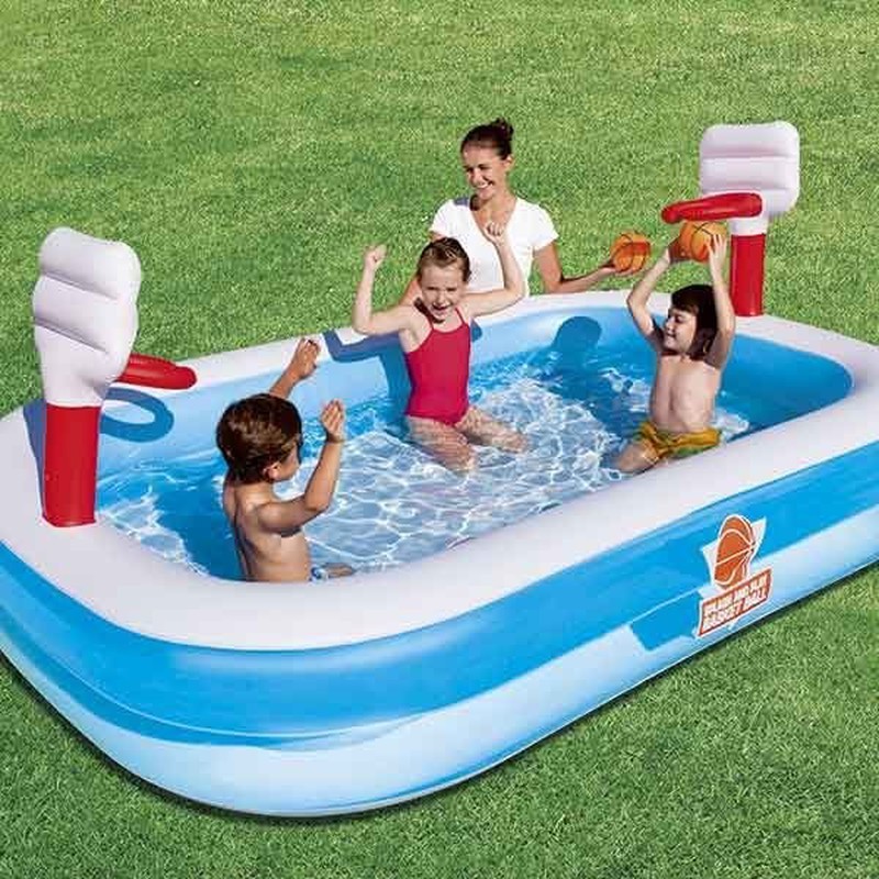 Piscina Hinchable Infantil Bestway Acuario 239x206x86 cm con Tobogán —  PoolFunStore