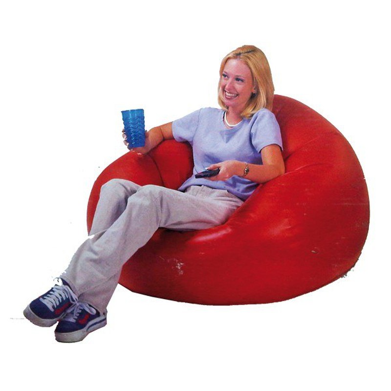 Puff hinchable Beanless Bag colores surtidos 108x110x66 cm — PoolFunStore