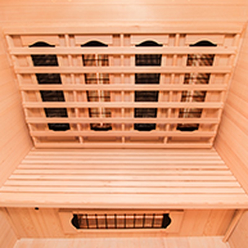  LUCHEN Sauna infrarroja Sauna de infrarrojos infrarrojos por  placa de calefacción de grafeno elevado 1260 W Saunas secas de baja EMF  Saunas para una sola persona Spa Casa Sauna Canadiense Hemlock