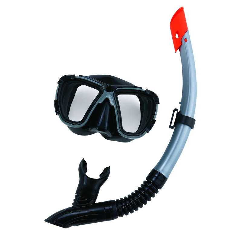Máscara de Snorkel Con Doble Tubo Talla L/XL — PoolFunStore