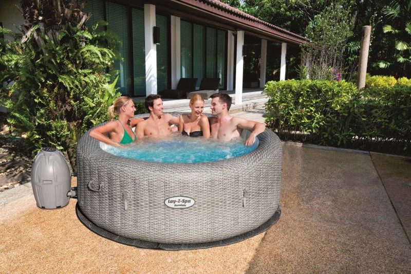 Spa gonflable Bestway LAY-Z-SPA HONOLULU AirJet Ø196x71cm 4/6 places