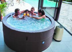 Vita Premium Tragbarer Whirlpool für 6 Personen + Möbel (5 Module) Netspa
