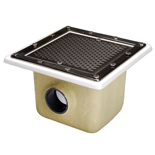 Pozzetto per Piscine Prefabbricate Poliestere e Fibra di vetro 35x35 cm