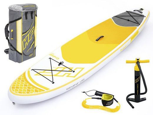 Pack Aufblasbares SUP-Board Hydroforce Cruiser Tech 320x76x15cm + Abnehmbares Aluminiumpaddel Bestway Hydro-Force 230 cm