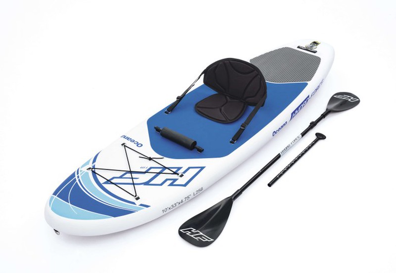 Juego De Tabla De Paddle Surf Hinchable Vidaxl 320x76x15 Cm - Azul - Tabla  SUP