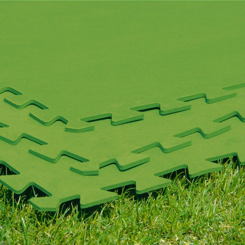 Tapices De Suelo Para Piscina Gre - Verde - Protector Suelo - 9 Ud. 50 X 5