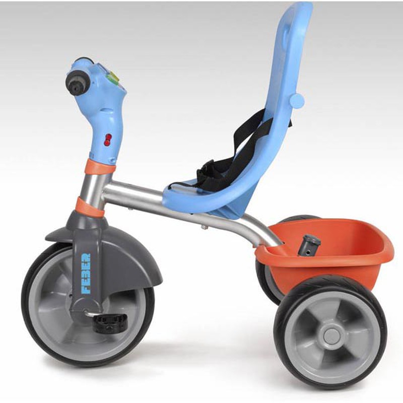 TRICYCLE HARELY MUSICAL ET LUMINEUX BLEU - MON BEBE